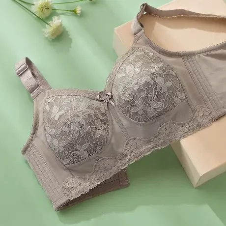 大胸显小内衣女薄款夏季全罩杯收副乳防下垂全包文胸新款2020爆款商品大图