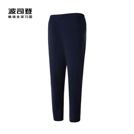 【买3免1】波司登男士春夏舒适松紧腰微弹舒适休闲长裤子图片
