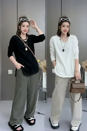 2023春秋季新款外穿卫衣叠穿内搭中长款t恤女长袖遮臀长t打底上衣商品大图