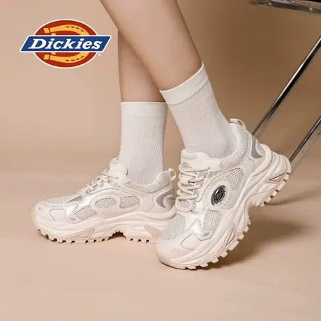Dickies运动休闲鞋女2024夏季厚底增高老爹鞋小众设计透气网面鞋商品大图