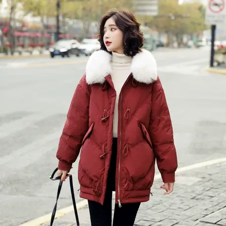 狐狸毛厚羽绒服商品大图