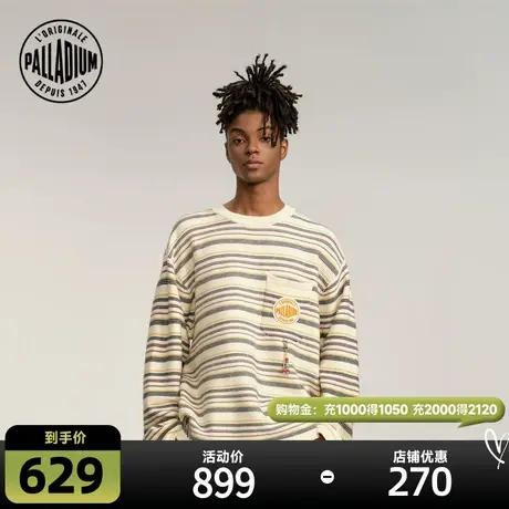 PALLADIUM帕拉丁毛衫宽松时尚潮流针织长袖休闲毛衫108936图片