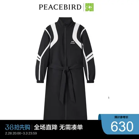 太平鸟奥莱休闲潮流SPCN潮流时尚风衣外套图片