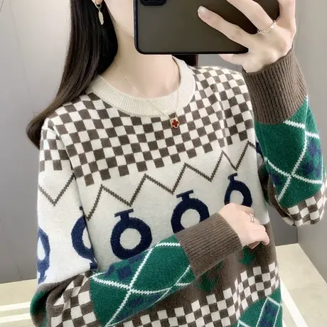 女士毛衣2022年新款爆款低领时尚洋气打底衫女加厚2022秋冬上衣潮图片