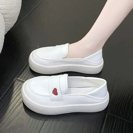 夏季透气护士鞋女不累脚医护专用工作鞋舒适软底防滑一脚蹬小白鞋商品大图