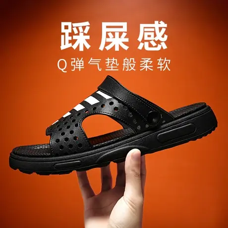 雨鞋男款夏季时尚钓鱼水鞋透气胶鞋厨房防水防滑鞋赶海涉水鞋男士商品大图