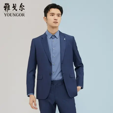 【商场同款】雅戈尔男士西服春季婚庆商务休闲羊毛西装外套S2134图片