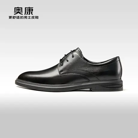 奥康男鞋2023秋季新款低帮商务正装真皮舒适耐磨新郎皮鞋商品大图