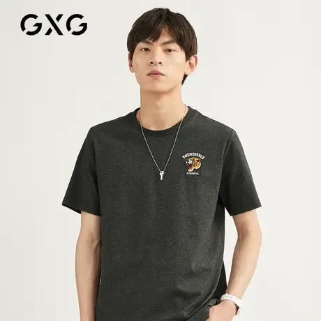 GXG男装 夏季时尚男士短袖针织T恤GB144016CV图片