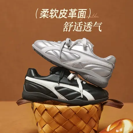 骆驼女鞋2025夏季新款青春潮流时尚休闲板鞋增高百搭复古运动鞋商品大图