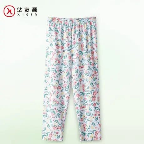 华友源春夏季妈妈纯棉长裤女宽松中老年人大码睡裤奶奶休闲家居裤商品大图