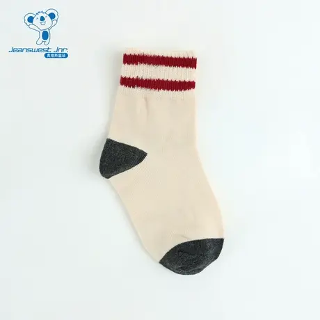 JJ真维斯商场同款儿童袜子2025夏季新款男童提间中袜（5对装）商品大图