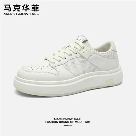 马克华菲男鞋2025新款小白鞋男款舒适百搭休闲板鞋男士运动鞋子男商品大图