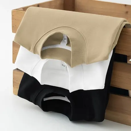 380g重磅t恤男长袖2024新款半高领内搭打底衫加厚款中领秋衣小衫图片