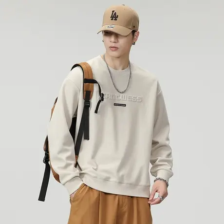 男士秋装舒适百搭男士外穿男秋冬款卫衣大码休闲重磅休闲百搭卫衣图片