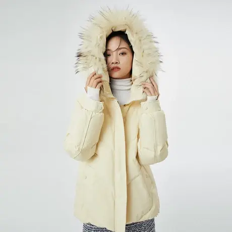 外套羽绒服女士常规宽松时尚商品大图