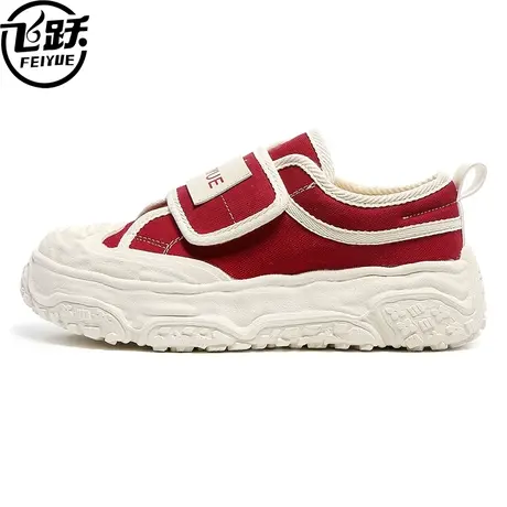 飞跃精选女2023春季新款休闲平底女鞋小白鞋百搭小众设计感潮商品大图