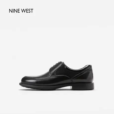 Nine West/玖熙真皮男鞋英伦风商务正装鞋男士皮鞋商务鞋商品大图