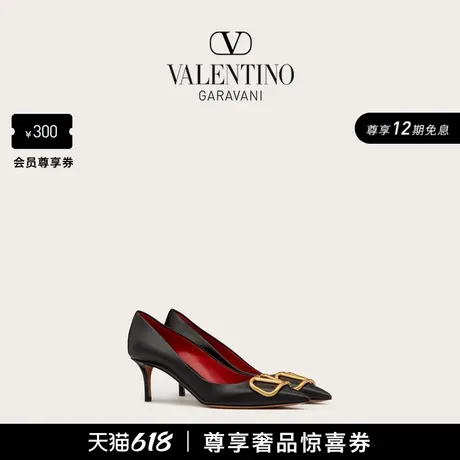 [12期免息]华伦天奴VALENTINO女士 VLOGO SIGNATURE 高跟鞋凉鞋图片