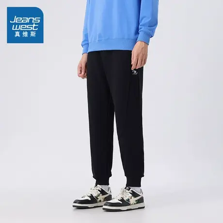 XC真维斯男装2025春季新款 潮牌休闲男装休闲裤宽松束脚百搭长裤商品大图