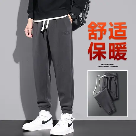 防风裤男款秋冬季卫裤男士休闲裤男裤2023新款男生裤子高级感冬天商品大图
