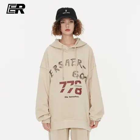 er778系列和平鸽重磅连帽卫衣男秋冬季ins潮牌情侣装帽衫宽松外套商品大图