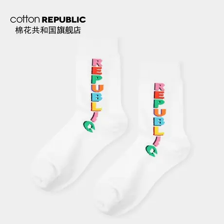 @Cotton Republic/棉花共和国女士中筒袜图片
