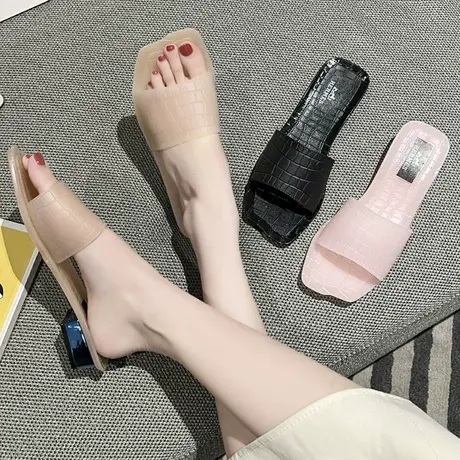 凉拖鞋女夏外穿2024新款室内家居防滑女款拖鞋法式高级感时尚凉拖商品大图