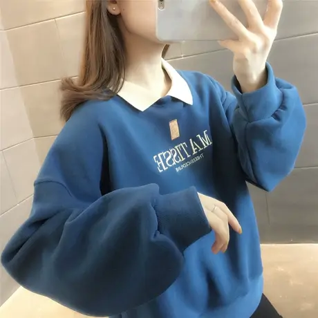 女士卫衣女宽松韩版减龄春款女装2023年新款春秋季卫衣外套ins潮商品大图