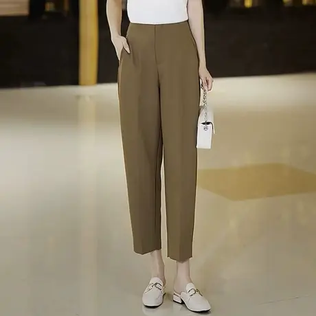 萝卜哈伦裤女秋2023新款大码宽松显瘦镰刀裤小个子韩版休闲香蕉裤商品大图