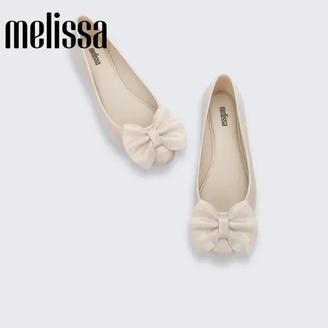 Melissa梅丽莎新款女士蝴蝶结单鞋经典优雅小方跟芭蕾鞋33896商品大图