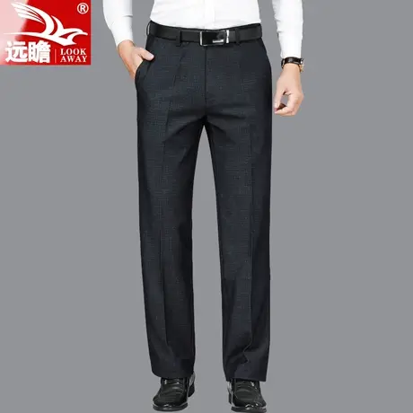 远瞻男装裤子男2022秋冬款中年男士宽松直筒裤长裤西裤商务休闲裤商品大图