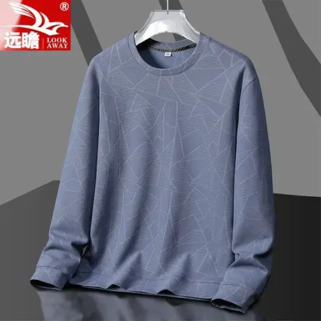 远瞻卫衣男士秋季宽松休闲内搭打底衫衣服男生春秋款长袖t恤上衣商品大图
