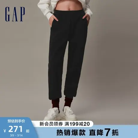 Gap女装早春LOGO休闲宽松运动卫裤时尚高级百搭束脚长裤841138图片