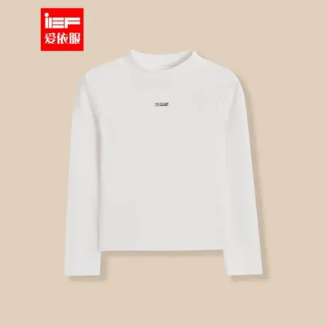 IEF/爱依服【童装】2024秋冬新款韩版时尚洋气简约百搭女童打底衣商品大图