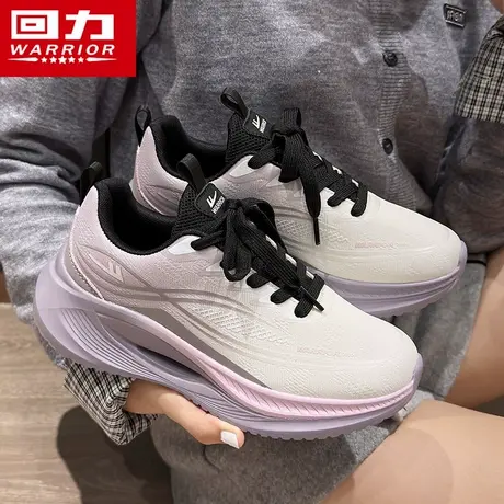 回力运动鞋女鞋2025新款秋季软底轻便初中生跑步鞋厚底增高休闲鞋商品大图