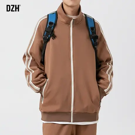 男士开衫卫衣外套男秋季潮牌高级感男装2023新款秋装上衣运动夹克商品大图