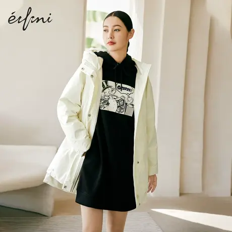 【🔱商场同款】🔲伊芙丽卫衣2021冬装新款美式街头上衣女1CA101731I图片