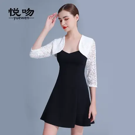 夏季配裙子的小外套女短款薄外搭时尚蕾丝小披肩夏百搭开衫小坎肩图片