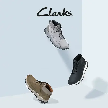 Clarks其乐男鞋秋冬户外休闲防滑缓震靴时尚工装靴作训靴运动鞋商品大图