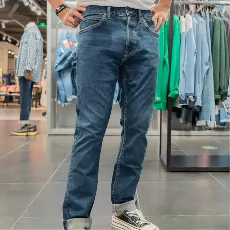 Lee22年商场同款101+春夏709低腰男牛仔裤LMB1007093MK00FA00076图片