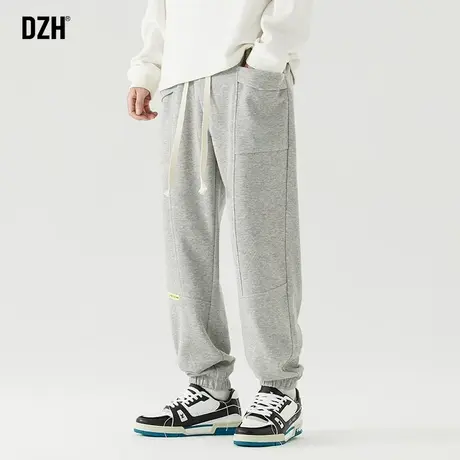 男士灰色卫裤男秋秋季宽松束脚裤运动休闲裤2023新款潮牌裤子男款商品大图