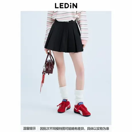 【商场同款】乐町减龄气质百褶裙25春季新款学院风短裙C2GEF1314*图片