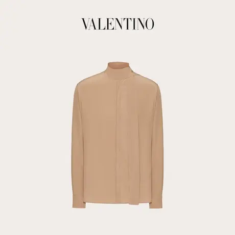 【季末优惠】华伦天奴VALENTINO男士真丝衬衫图片