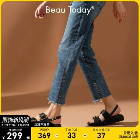 BeauToday凉鞋女款夏季BT今年新款凉鞋休闲凉鞋沙滩凉鞋妈妈凉鞋商品大图