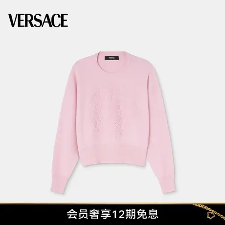 【春夏新品】VERSACE/范思哲 女士美杜莎羊毛混纺针织套头衫图片