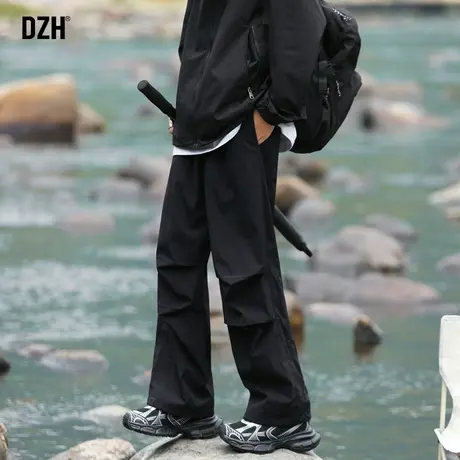 男士软壳冲锋裤男款工装裤潮牌男休闲裤直筒裤防风裤伞兵裤登山裤商品大图