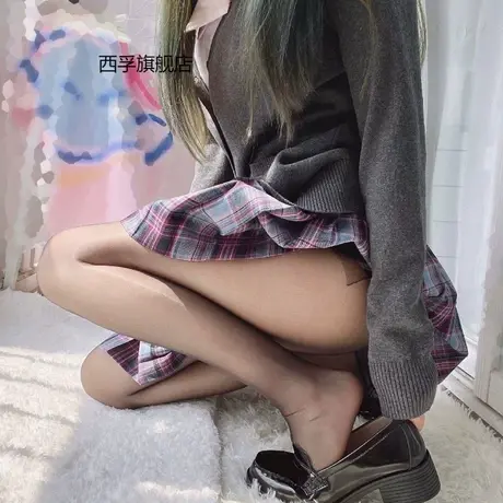 马油袜超细腻油亮丝袜女防勾丝神裤隐形全透明超细腻马油油光显瘦商品大图