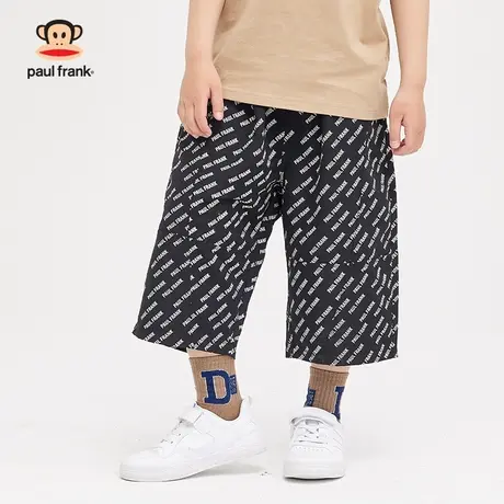 大嘴猴童装男童短裤2023年夏季新品中大童外穿儿童薄款七分裤子图片