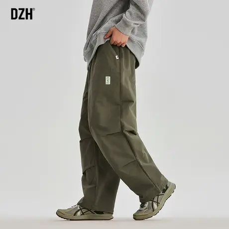 男士美式工装裤男直筒宽松裤子设计感高级休闲裤冲锋裤男款伞兵裤商品大图